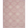 Nourison Home Jubilant JUB06 Ivory Pink 8 ft. 6 in. X 12 ft. Area Rug
