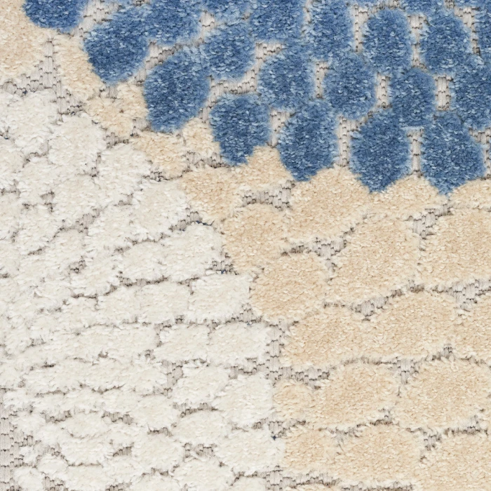 Nourison Aloha Area Rug ALH29 Blue/Grey