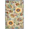 Nourison Home Aloha ALH17 Ivory Multicolor 2 ft. 8 in. X 4 ft. Area Rug