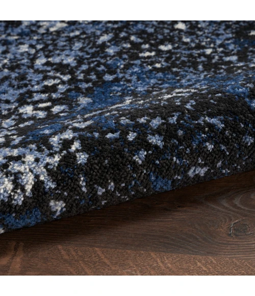 Nourison Passion Area Rug PSN10 Light Blue Black