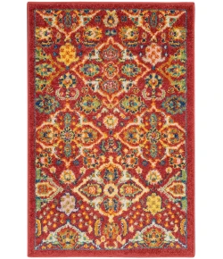 Nourison Home Allur ALR03 Red Multicolor 2 ft. X 3 ft. Area Rug