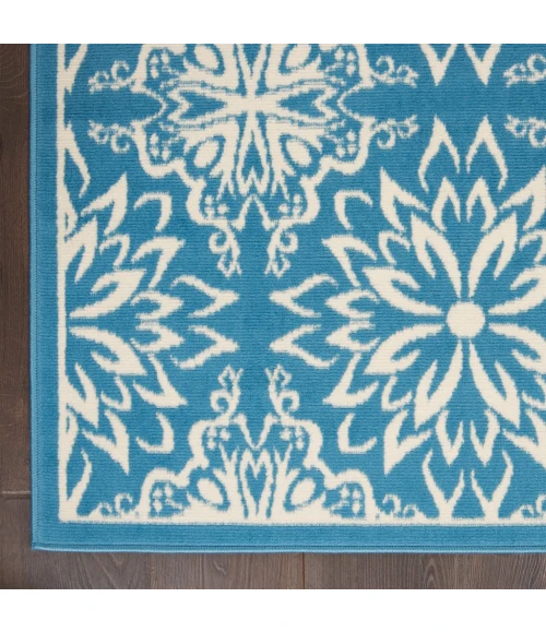 Nourison Jubilant Area Rug JUB06-Ivory/Blue