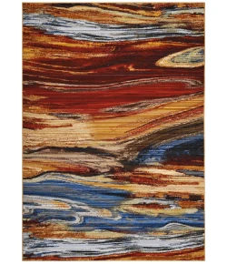 Nourison Home Chroma CRM04 Lava Flow 5 ft. 6 in. X 8 ft. Area Rug