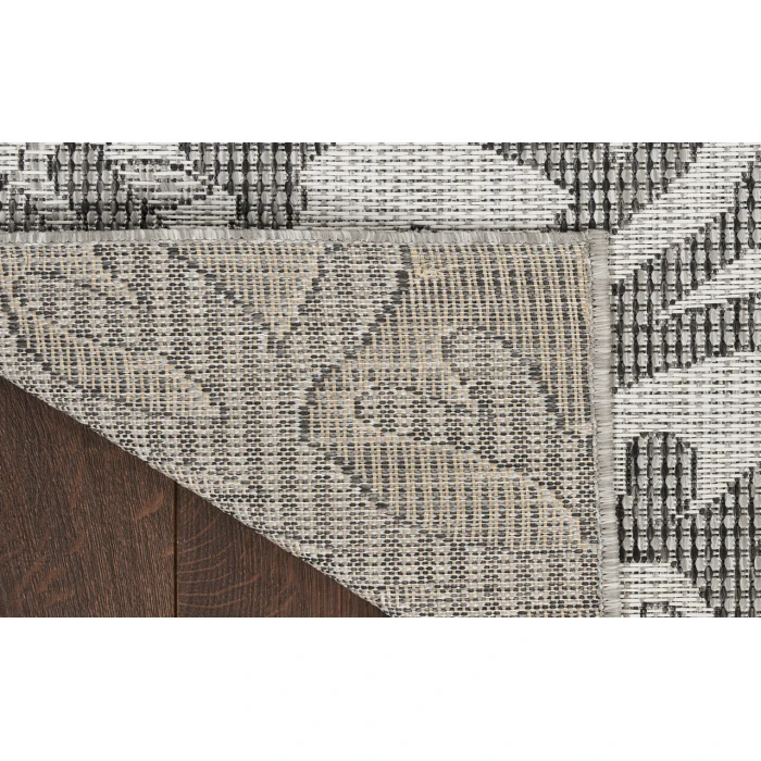 Nourison Garden Oasis Grey GOA05 8 ft. X 10 ft. Rectangle Rug