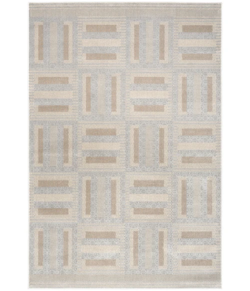 Nourison Home Nordic Grey Multicolor NRC11 4 ft. X 6 ft. Rectangle Rug