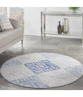 Nourison Whimsicle Area Rug WHS18-Grey Blue