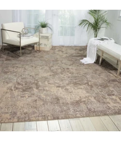 Nourison Home Silk Elements SKE19 Mushroom 12 ft. X 15 ft. Area Rug