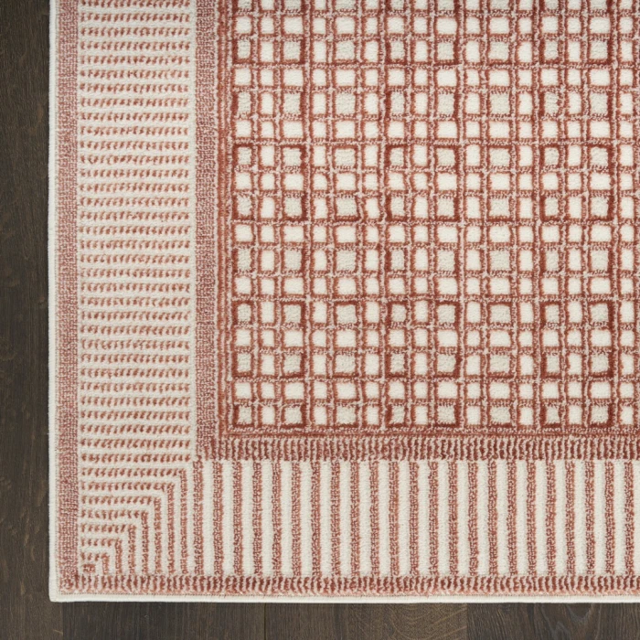 Nourison Nordic Brick Ivory NRC03 10ft. x 14ft. Rect. Rug