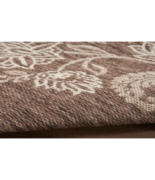 Nourison Garden Oasis Mocha GOA03 5 ft. X 7 ft. Rectangle Rug