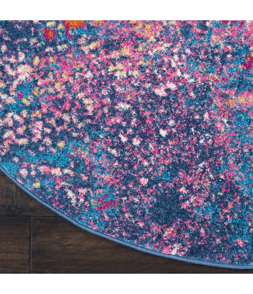 Nourison Passion Round Area Rug PSN10-Sunburst