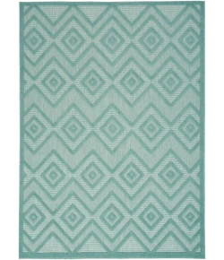 Nourison Home Versatile NRV01 Aqua Teal 6 ft. X 9 ft. Area Rug