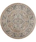 Nourison Quarry Beige Grey QUA05 8 ft. X Round Rug