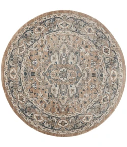 Nourison Home Quarry QUA05 Beige Grey 7 ft. 10 in. Round Area Rug
