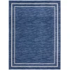 Nourison Home Nourison Essentials NRE02 Navy/Ivory 8 ft. X 10 ft. Area Rug