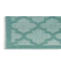 Nourison Easy Care Aqua/Teal NES01 2 ft. X 4 ft. Rectangle Rug