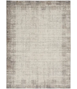 Nourison Home Elation ETN05 Ivory Grey 6 ft. X 9 ft. Area Rug
