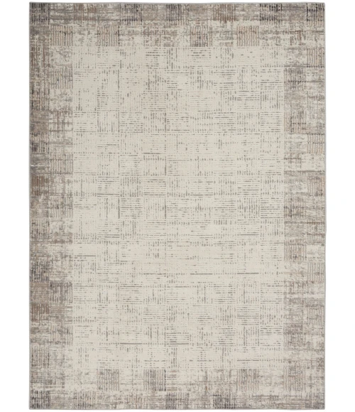 Nourison Elation Area Rug ETN05 Ivory Grey