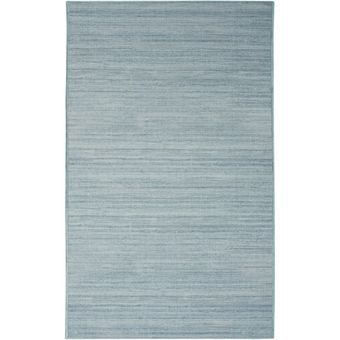 Nourison Washable Essentials Aqua WAE01 2 ft. X 6 ft. Rectangle Rug