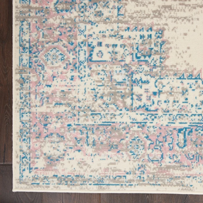 Nourison Grafix Area Rug GRF14-Ivory/Pink