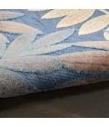 Nourison Aloha Blue Rose ALH18 7 ft. 10 in. X 10 ft. 6 in. Rect. Rug