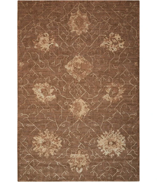 Nourison Silken Allure Area Rug SLK08-Chocolate