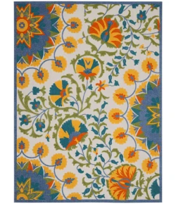 Nourison Home Aloha ALH22 Multicolor 7 ft. 10 in. X 10 ft. 6 in. Area Rug