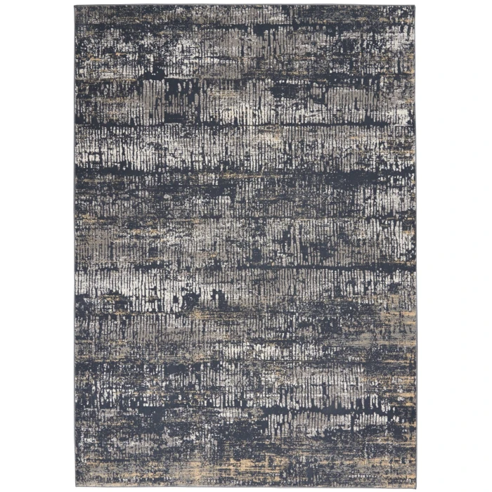 Michael Amini MA90 Uptown Area Rug UPT03-Charcoal Grey