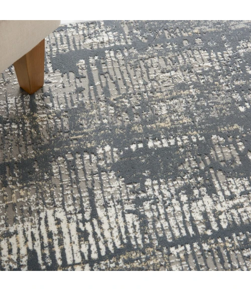 Michael Amini MA90 Uptown Area Rug UPT03-Charcoal Grey