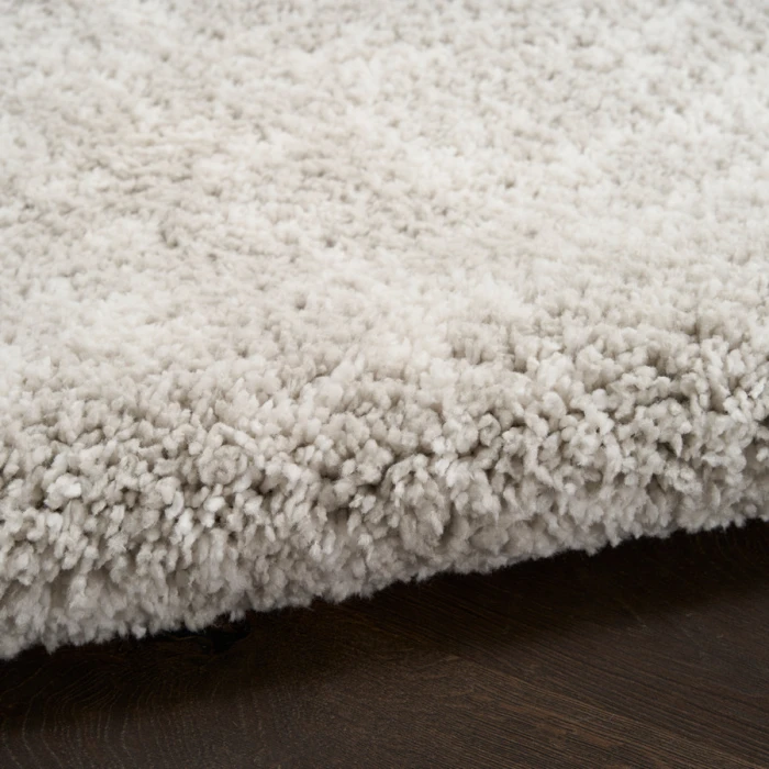 Nourison Home Modern Shag Grey Ivory MMD06 5 ft. 3 in. X 7 ft. Rectangle Rug