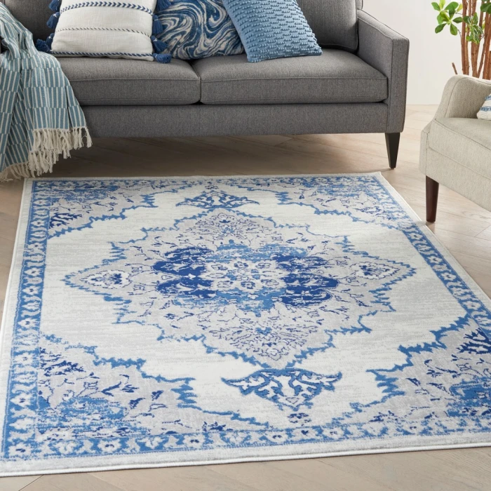 Nourison Whimsicle Area Rug WHS14-Ivory Blue