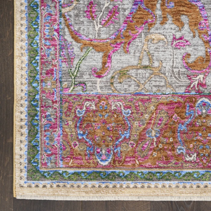 Nourison Home Vintage Harmony Pink VHH03 7ft.10in. x 9ft.10in. Rect. Rug