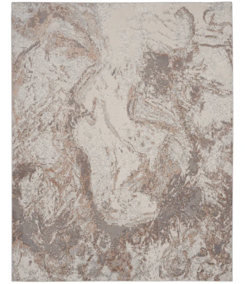 Nourison Elation Area Rug ETN02-Ivory Grey