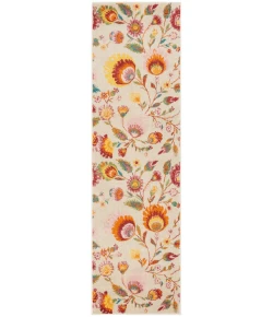 Nourison Home Allur ALR08 Ivory Multicolor 2 ft. 3 in. X 7 ft. 6 in. Area Rug