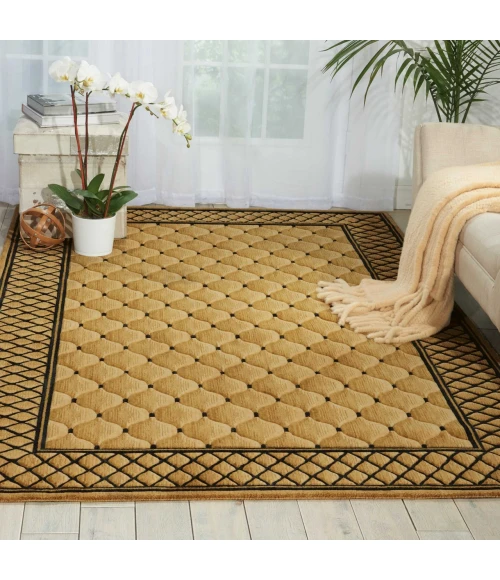 Nourison Home Vallencierre Beige VA26 5ft.6in. x Octagon Octagon Rug