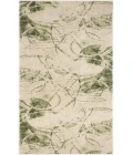Nourison Astra Machine Washable Beige Green ASW14 2 ft. 2 in. X 8 ft. Rectangle Rug