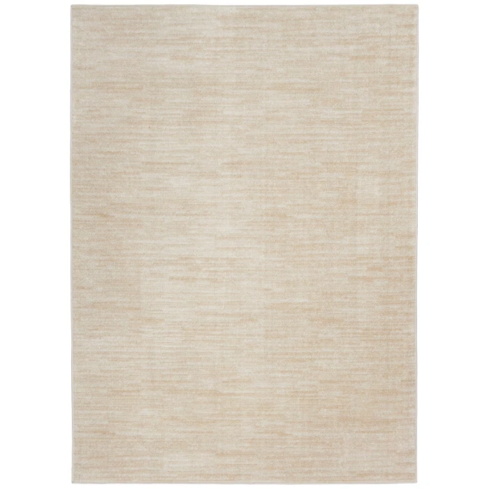 Nourison Essentials Ivory Beige Area Rug NRE01-Ivory Beige