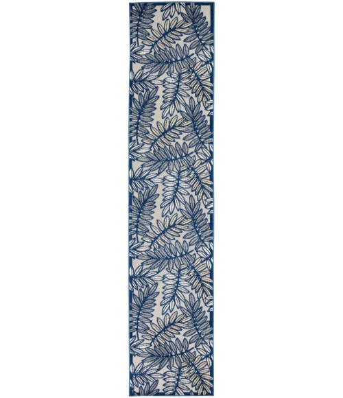 Nourison Aloha Area Rug ALH18-Ivory/Navy