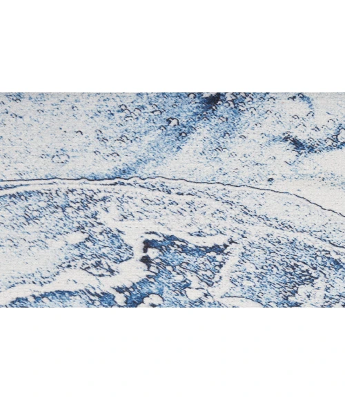 Inspire Me! Home Décor Daydream Ivory Blue DDR01 3 ft. 11 in. X 5 ft. 11 in. Rectangle Rug