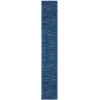 Nourison Home Nourison Essentials NRE01 Navy Blue 2 ft. 2 in. X 18 ft. Area Rug