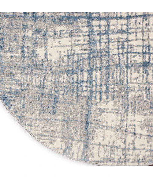 Calvin Klein Rush Area Rug CK950 Ivory Blue