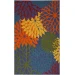 Nourison Home Aloha ALH05 Navy Multicolor 5 ft. 3 in. X 7 ft. 5 in. Area Rug