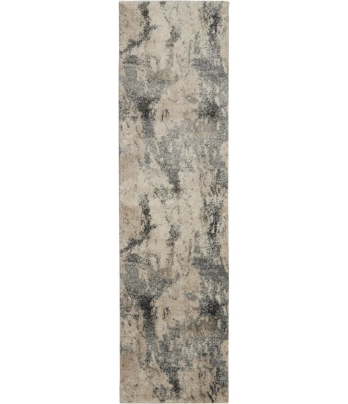 Nourison Fusion Area Rug FSS16-Cream Grey