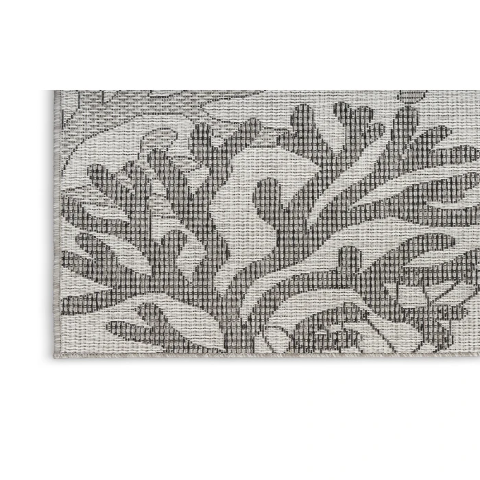 Nourison Garden Oasis Grey GOA05 8 ft. X 10 ft. Rectangle Rug