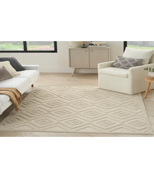 Nourison Versatile Cream NRV01 6 ft. X 9 ft. Rectangle Rug