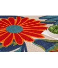 Nourison Aloha Multicolor ALH33 5 ft. 3 in. Round Rug