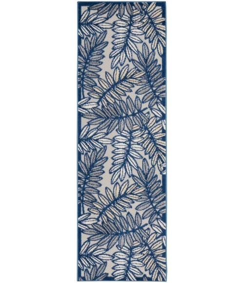 Nourison Aloha Area Rug ALH18-Ivory/Navy
