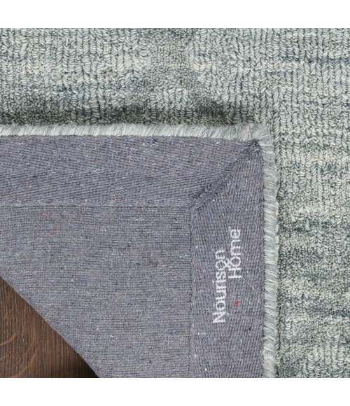 Nourison Wool Haven Blue WOH01 2 ft. X 6 ft. Rect. Rug