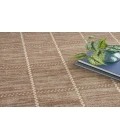 Nourison Serenity Home Mocha Ivory SRH05 9 ft. X 12 ft. Rectangle Rug