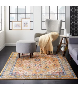 Nourison Home Passion PSN23 Ivory Yellow 3 ft. 9 in. X 5 ft. 9 in. Area Rug