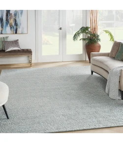Michael Amini Ma30 Star SMR03 Light Blue 7 ft. 9 in. X 9 ft. 9 in. Area Rug
